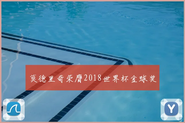 莫德里奇荣膺2018世界杯金球奖